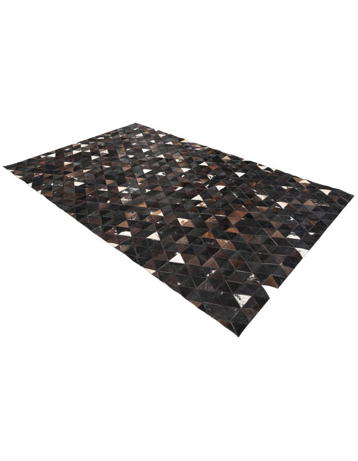 Detail image of  5' 1 x 8' Cowhide Stocks Rug