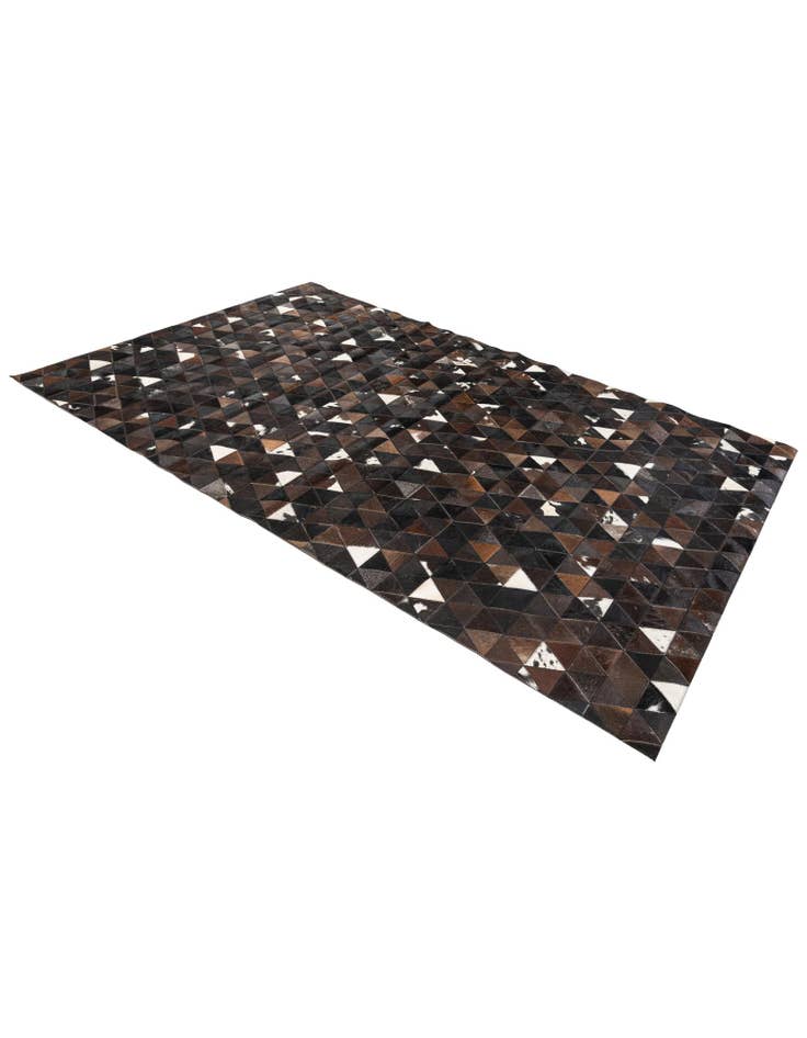 Detail image of  5' x 7' 9 Cowhide Stocks Rug