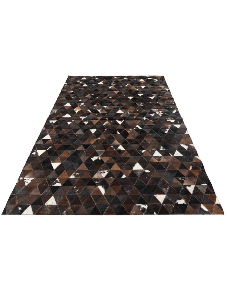Detail image of  5' x 7' 9 Cowhide Stocks Rug