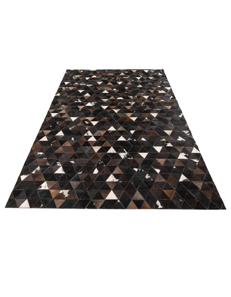 Detail image of  5' x 7' 11 Cowhide Stocks Rug