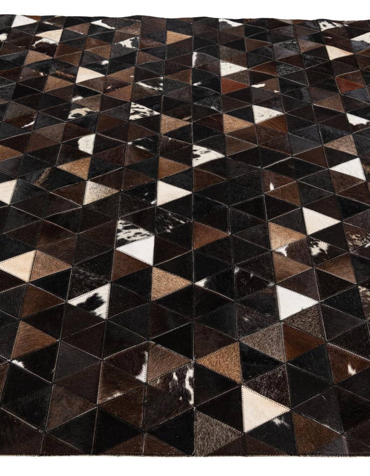 Detail image of  5' x 7' 11 Cowhide Stocks Rug