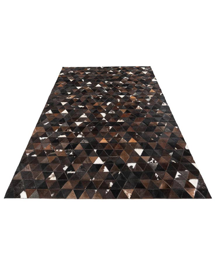 Detail image of  5' x 7' 10 Cowhide Stocks Rug