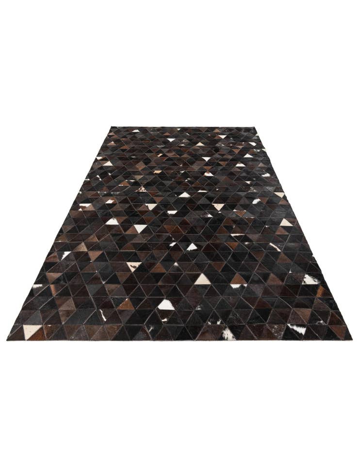Detail image of  5' 1 x 8' Cowhide Stocks Rug