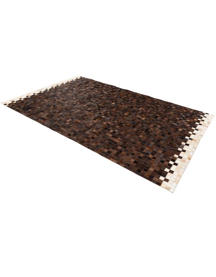 Detail image of  5' x 7' 11 Cowhide Stocks Rug