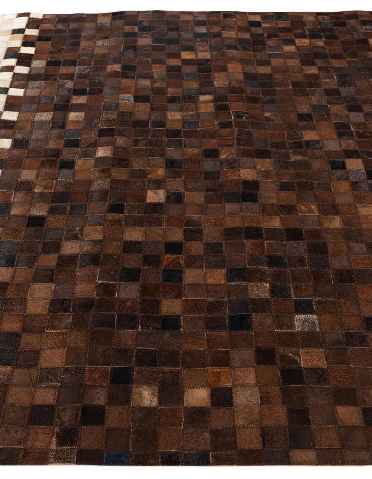 Detail image of  5' x 8' 1 Cowhide Stocks Rug