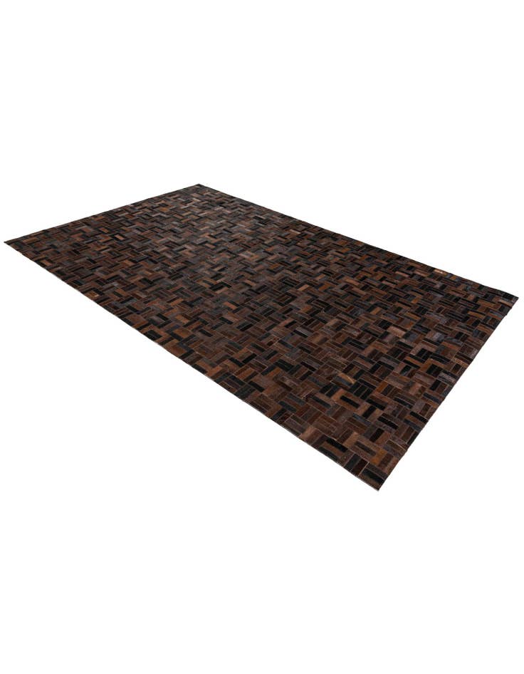 Detail image of  5' x 7' 11 Cowhide Stocks Rug