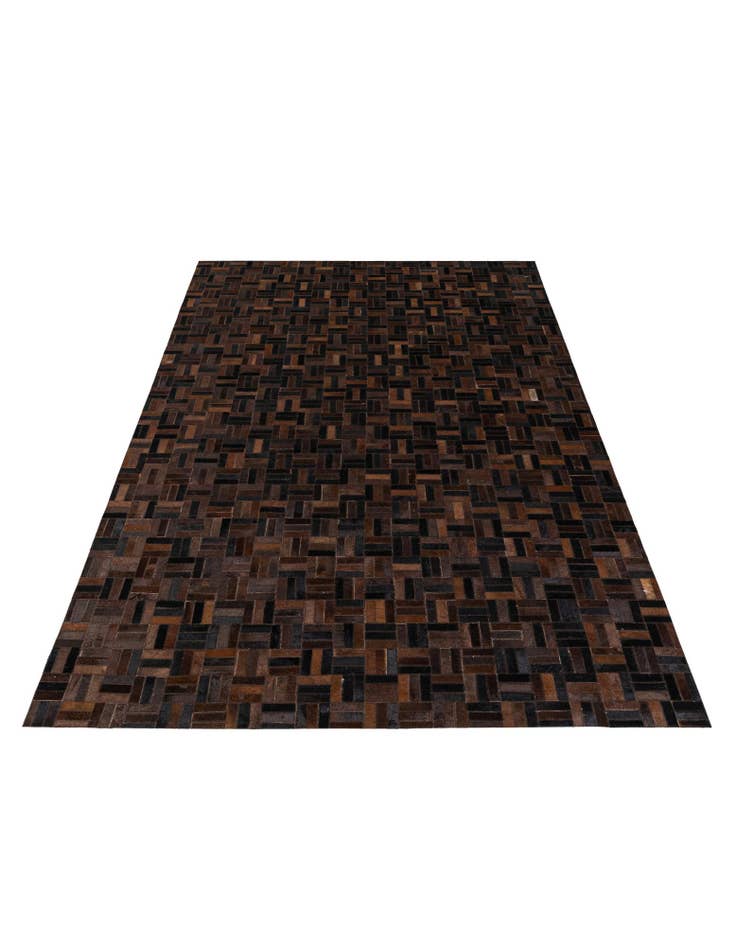 Detail image of  5' x 7' 11 Cowhide Stocks Rug