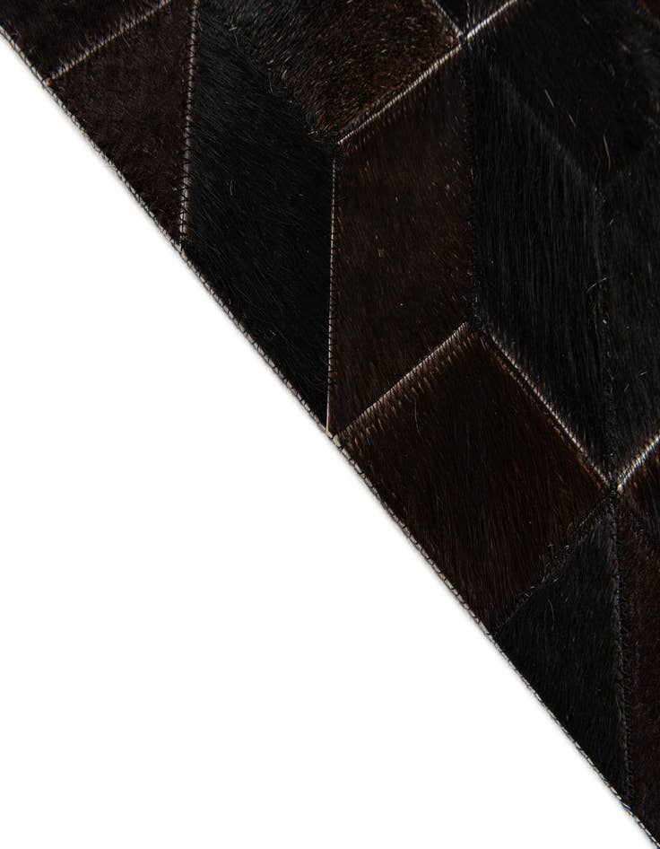 Detail image of  5' 2 x 8' Cowhide Stocks Rug