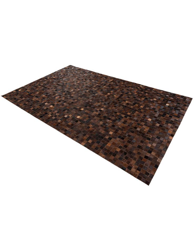 Detail image of  5' 1 x 8' Cowhide Stocks Rug