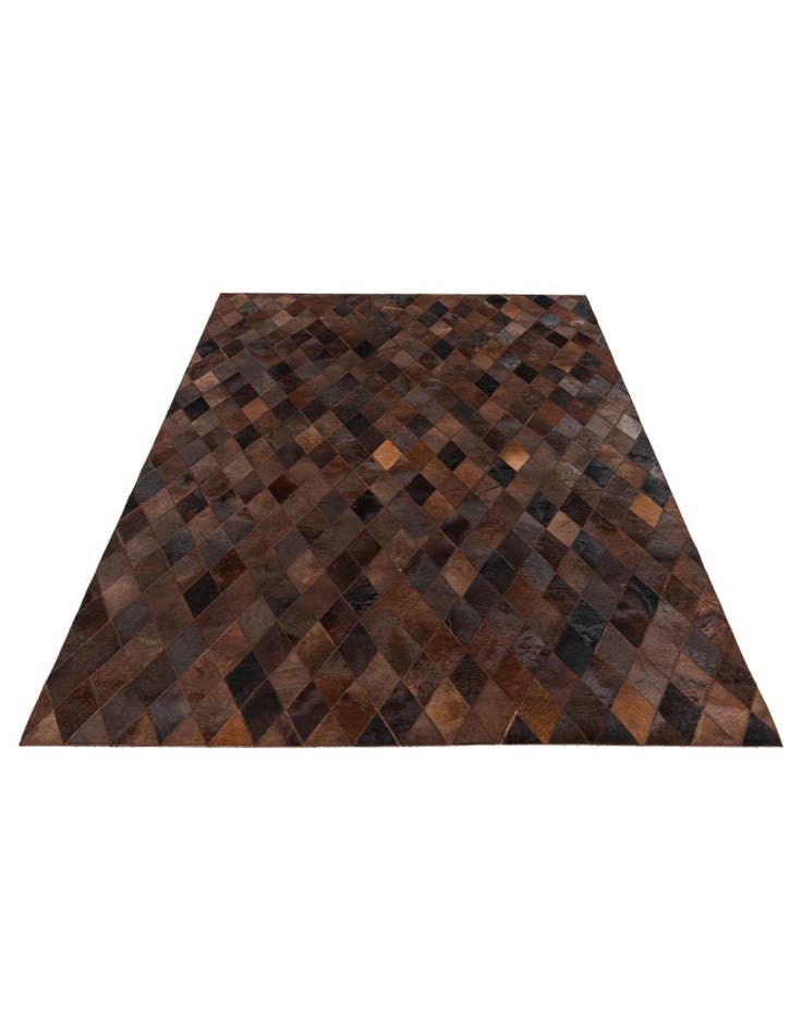 Detail image of  5' x 7' 11 Cowhide Stocks Rug