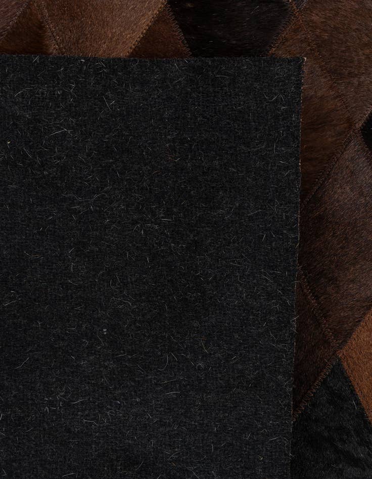 Detail image of  5' x 8' Cowhide Stocks Rug