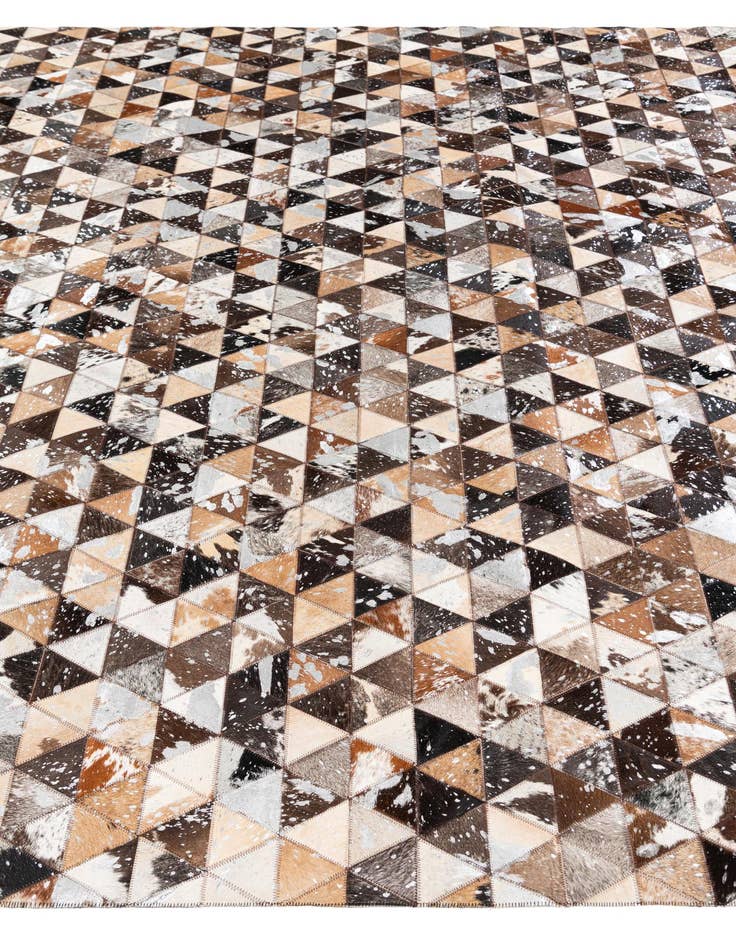 Detail image of  8' 1 x 10' Cowhide Stocks Rug