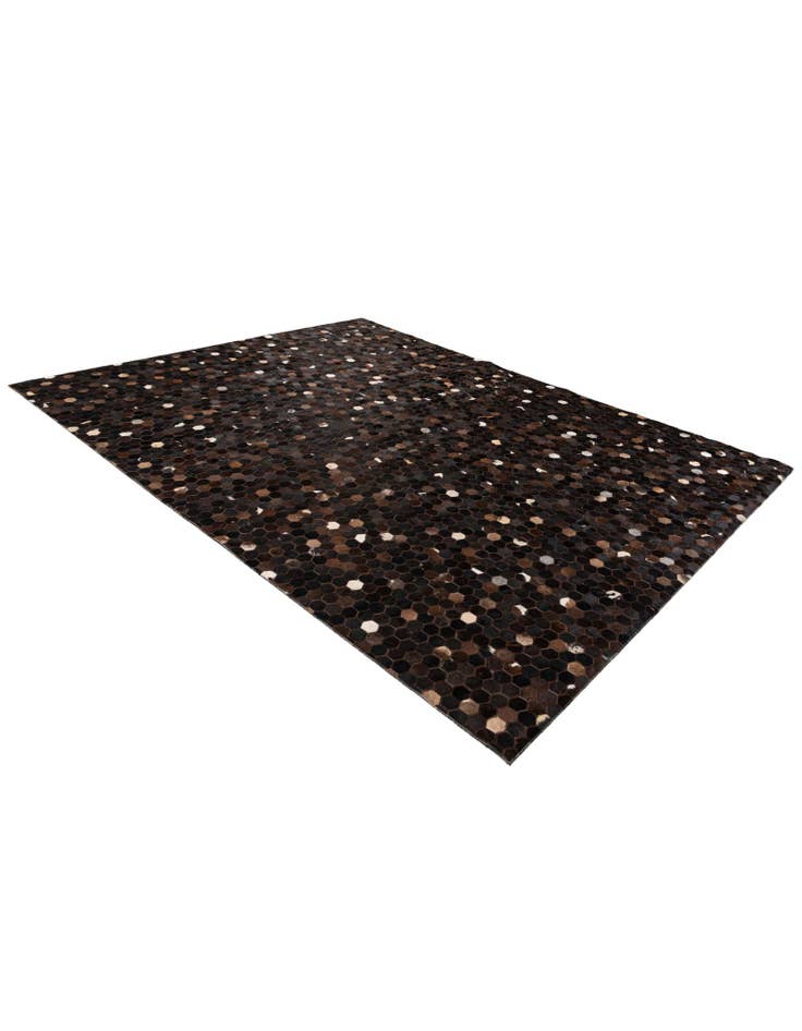 Detail image of  8' x 9' 10 Cowhide Stocks Rug