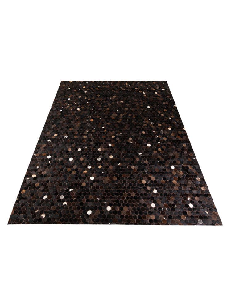 Detail image of  8' x 10' Cowhide Stocks Rug