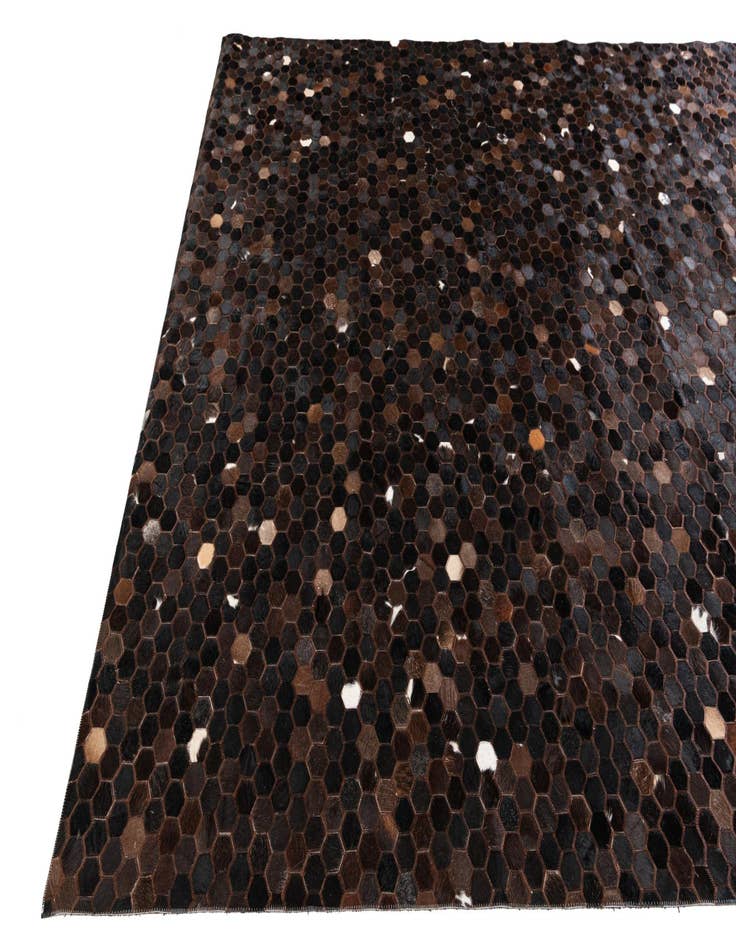 Detail image of  8' x 10' Cowhide Stocks Rug