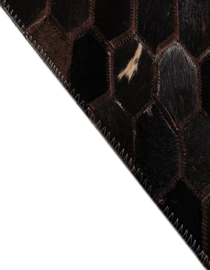 Detail image of  8' x 10' Cowhide Stocks Rug