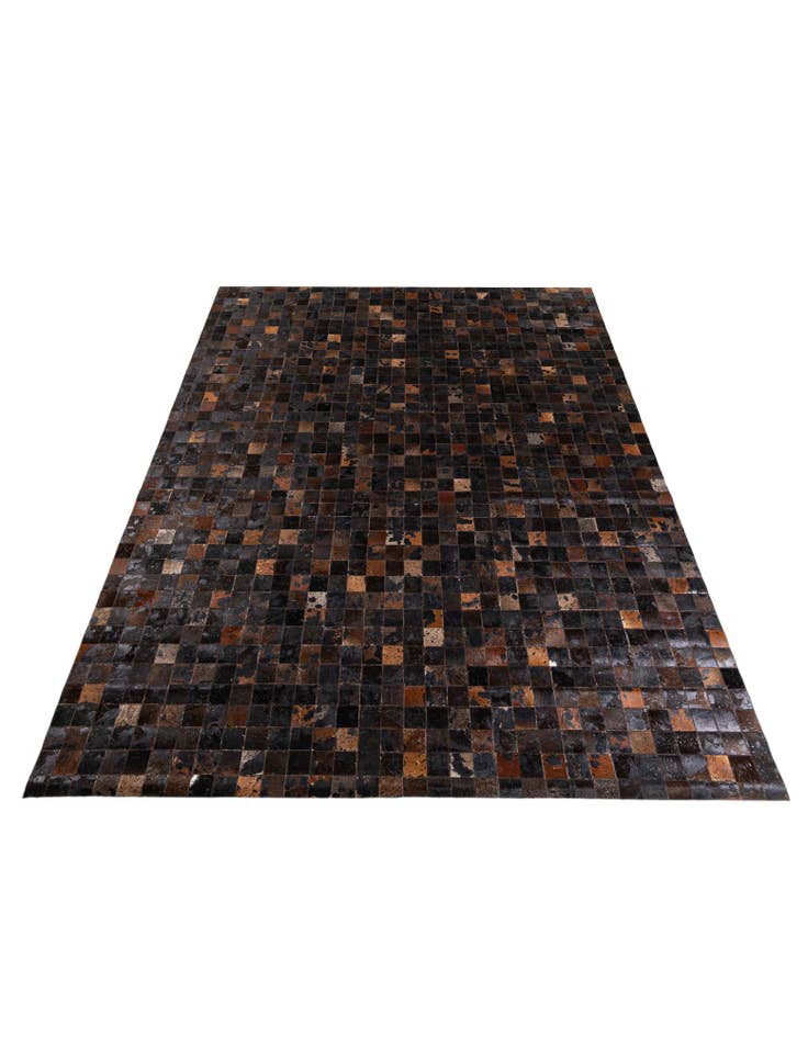 Detail image of  8' 1 x 10' Cowhide Stocks Rug