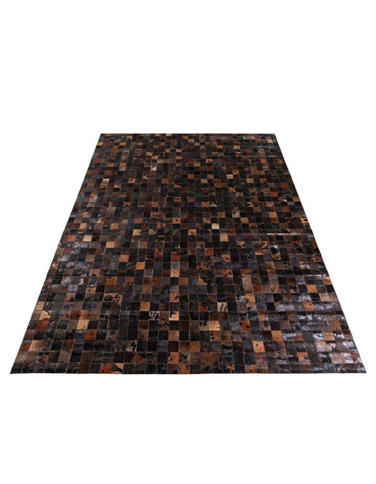 Detail image of  8' 1 x 10' Cowhide Stocks Rug