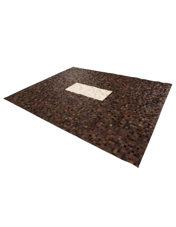 Detail image of  8' 1 x 10' Cowhide Stocks Rug