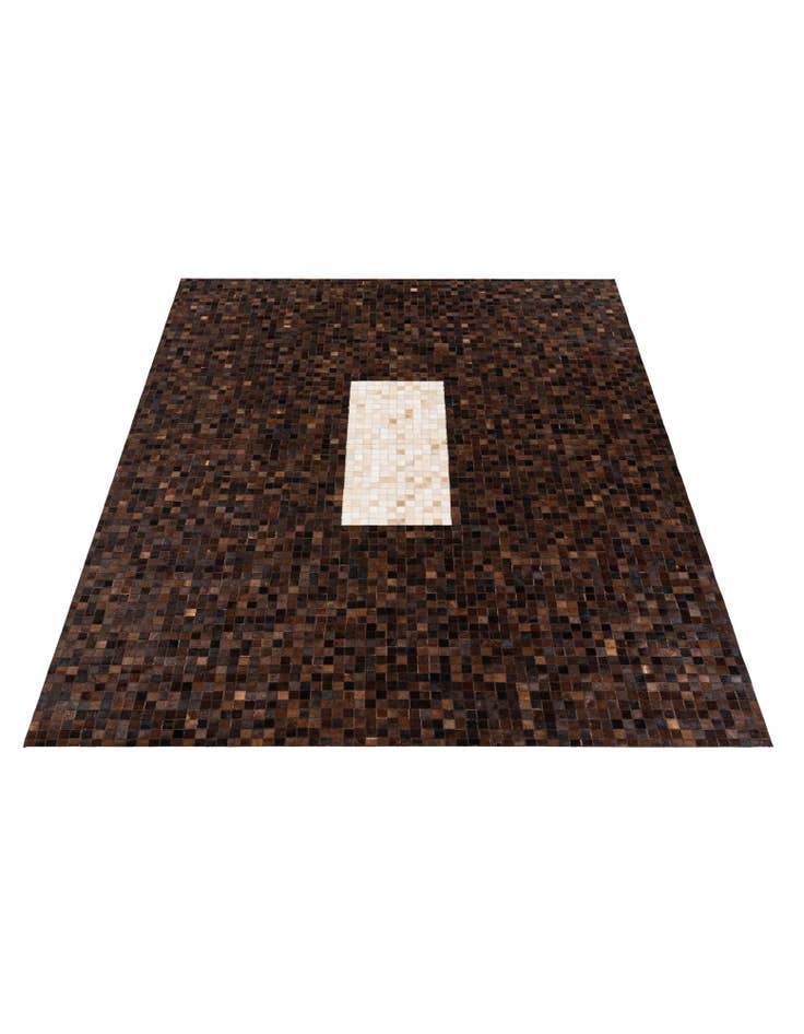 Detail image of  8' 1 x 10' Cowhide Stocks Rug