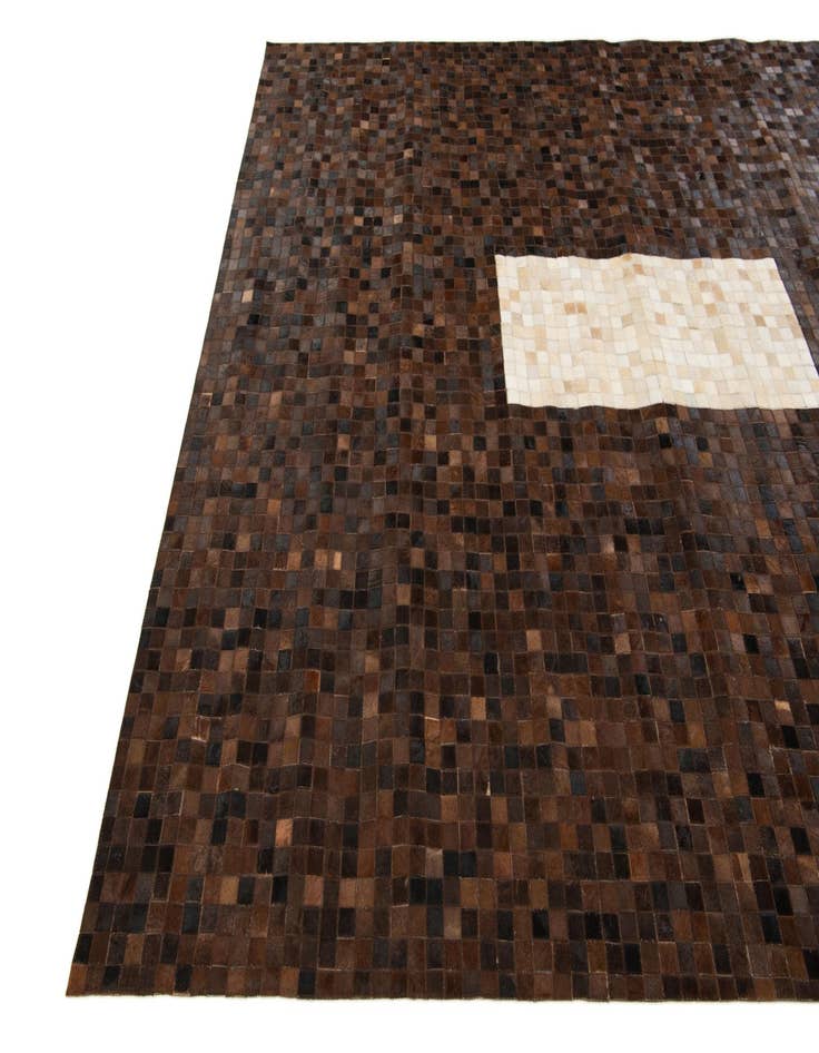 Detail image of  8' 1 x 10' Cowhide Stocks Rug