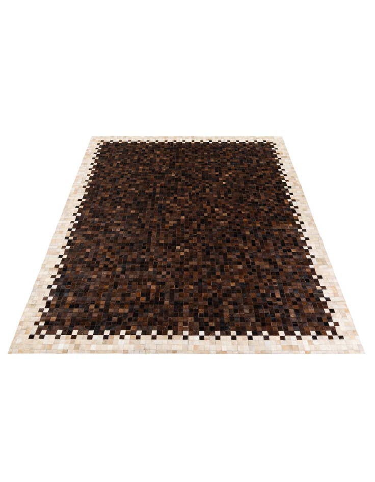 Detail image of  8' x 9' 9 Cowhide Stocks Rug