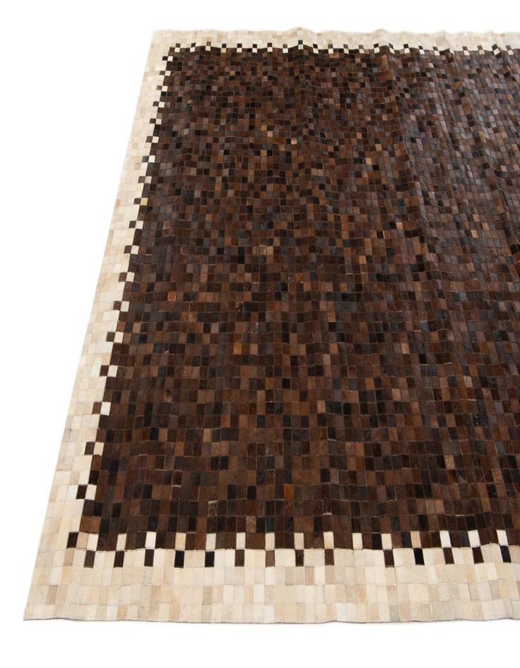 Detail image of  8' x 9' 9 Cowhide Stocks Rug