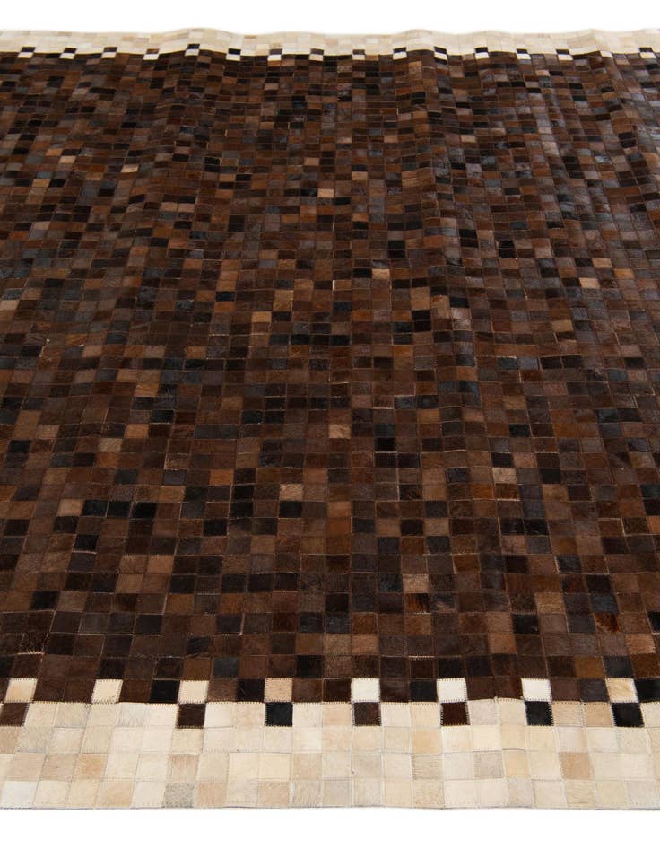 Detail image of  8' x 9' 9 Cowhide Stocks Rug