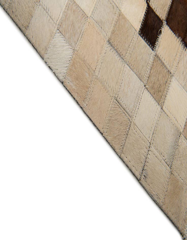 Detail image of  8' x 9' 9 Cowhide Stocks Rug