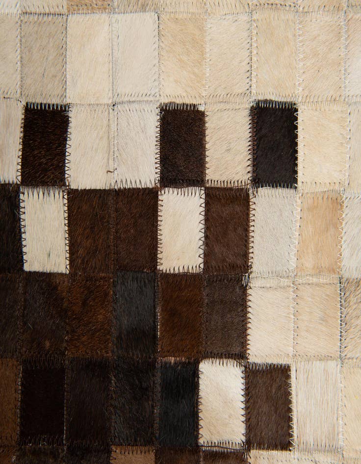 Detail image of  8' x 9' 9 Cowhide Stocks Rug