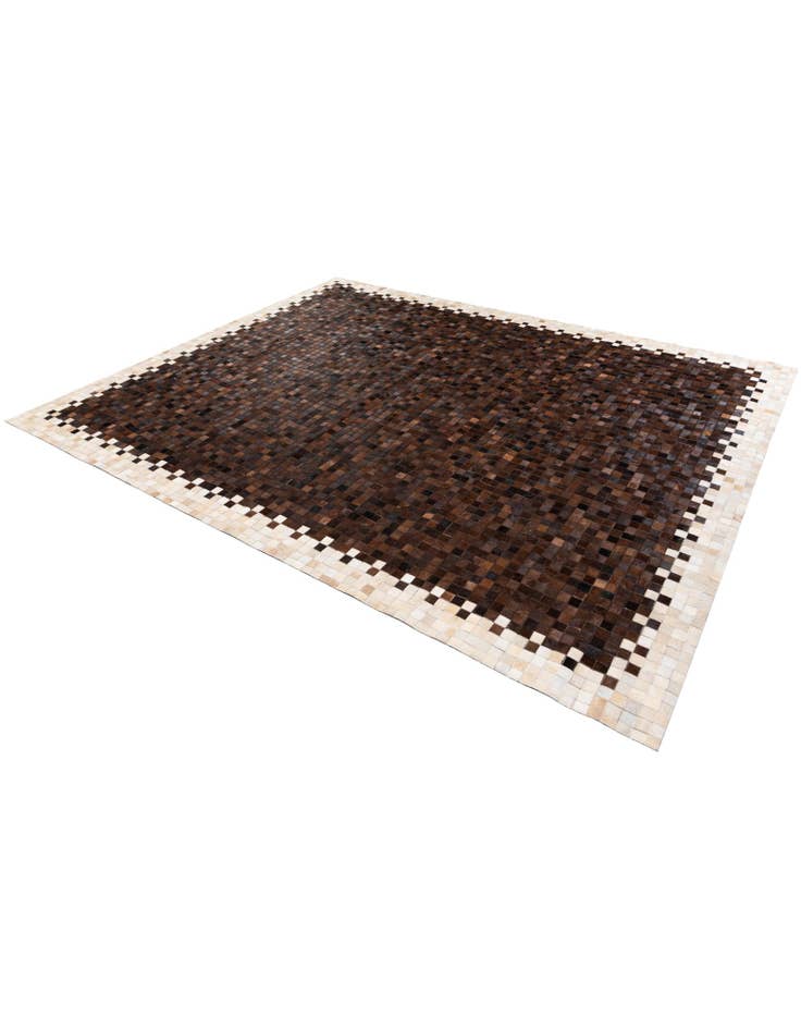 Detail image of  8' 2 x 10' 1 Cowhide Stocks Rug