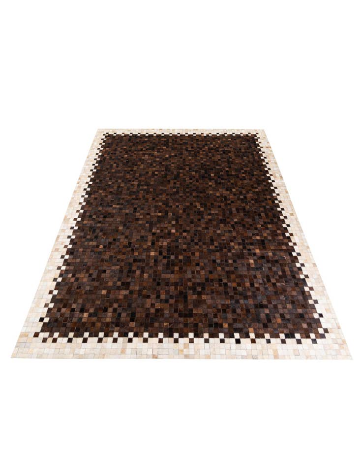 Detail image of  8' 2 x 10' 1 Cowhide Stocks Rug