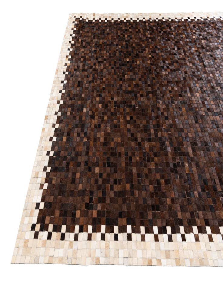 Detail image of  8' 2 x 10' 1 Cowhide Stocks Rug