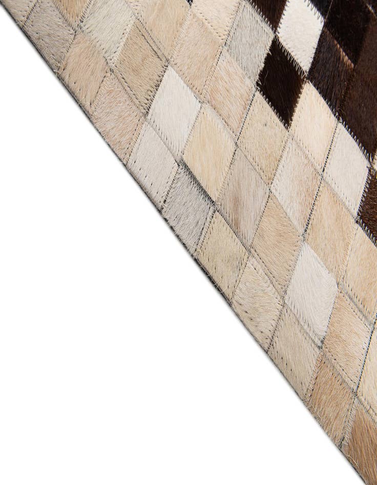 Detail image of  8' 2 x 10' 1 Cowhide Stocks Rug