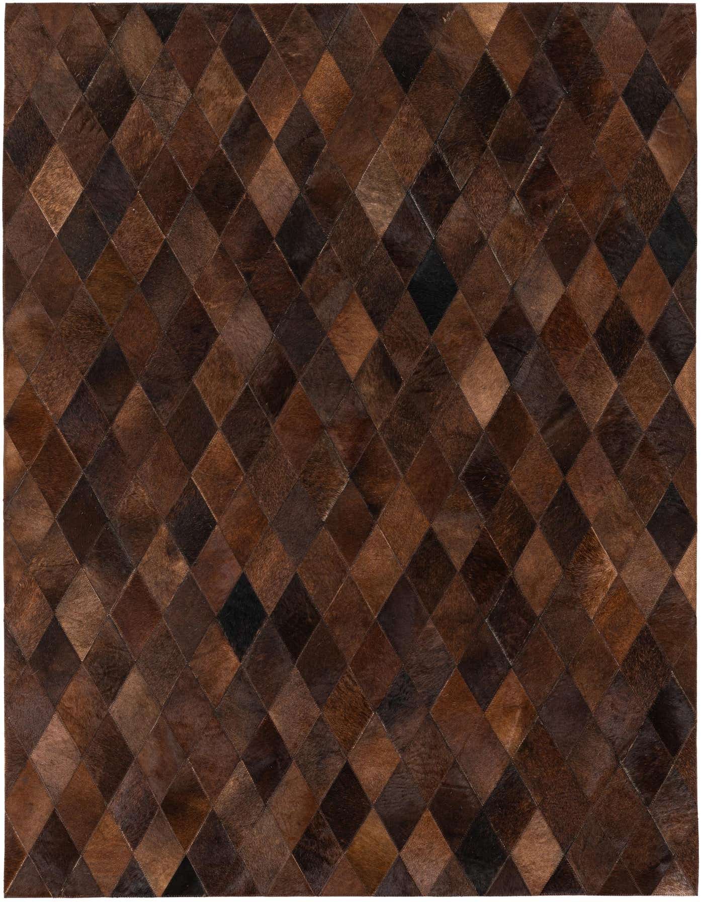 Primary image  4' 1 x 5' 11 Cowhide Stocks Rug