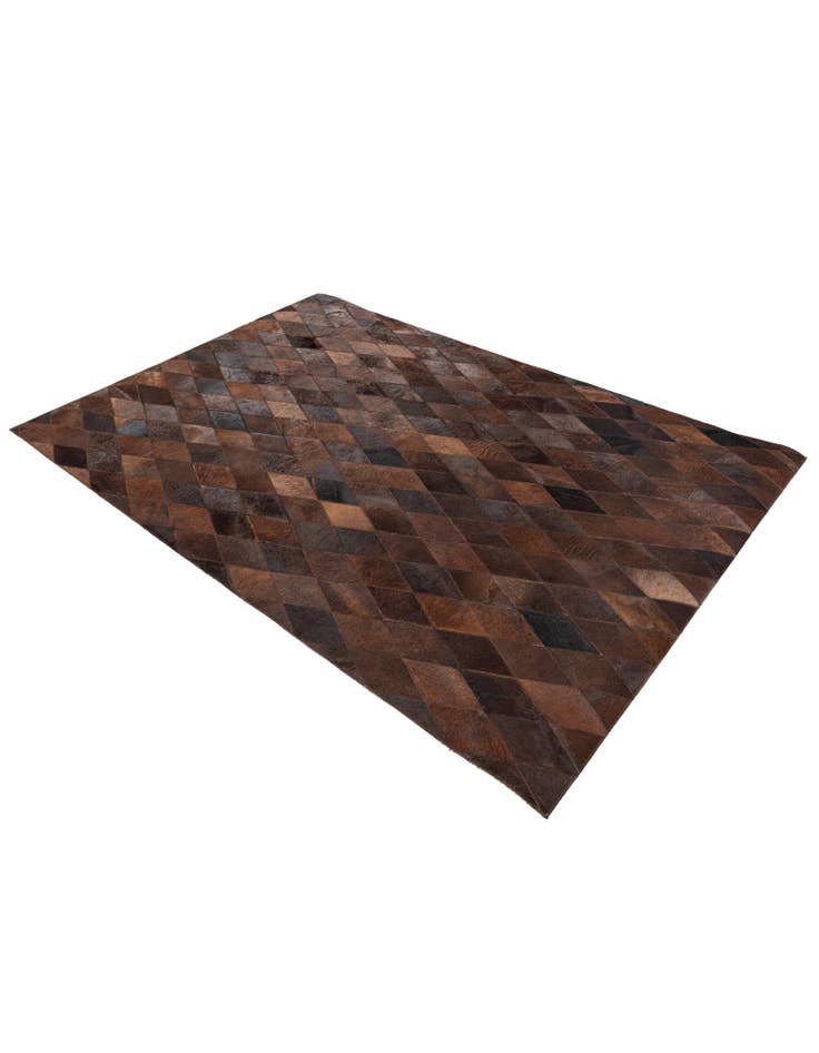 Detail image of  4' x 5' 10 Cowhide Stocks Rug