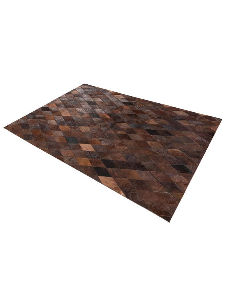 Detail image of  4' 1 x 5' 11 Cowhide Stocks Rug