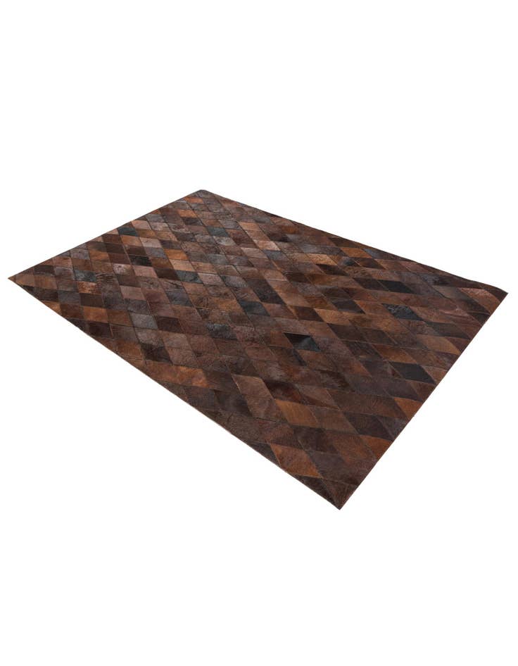Detail image of  4' 1 x 5' 11 Cowhide Stocks Rug