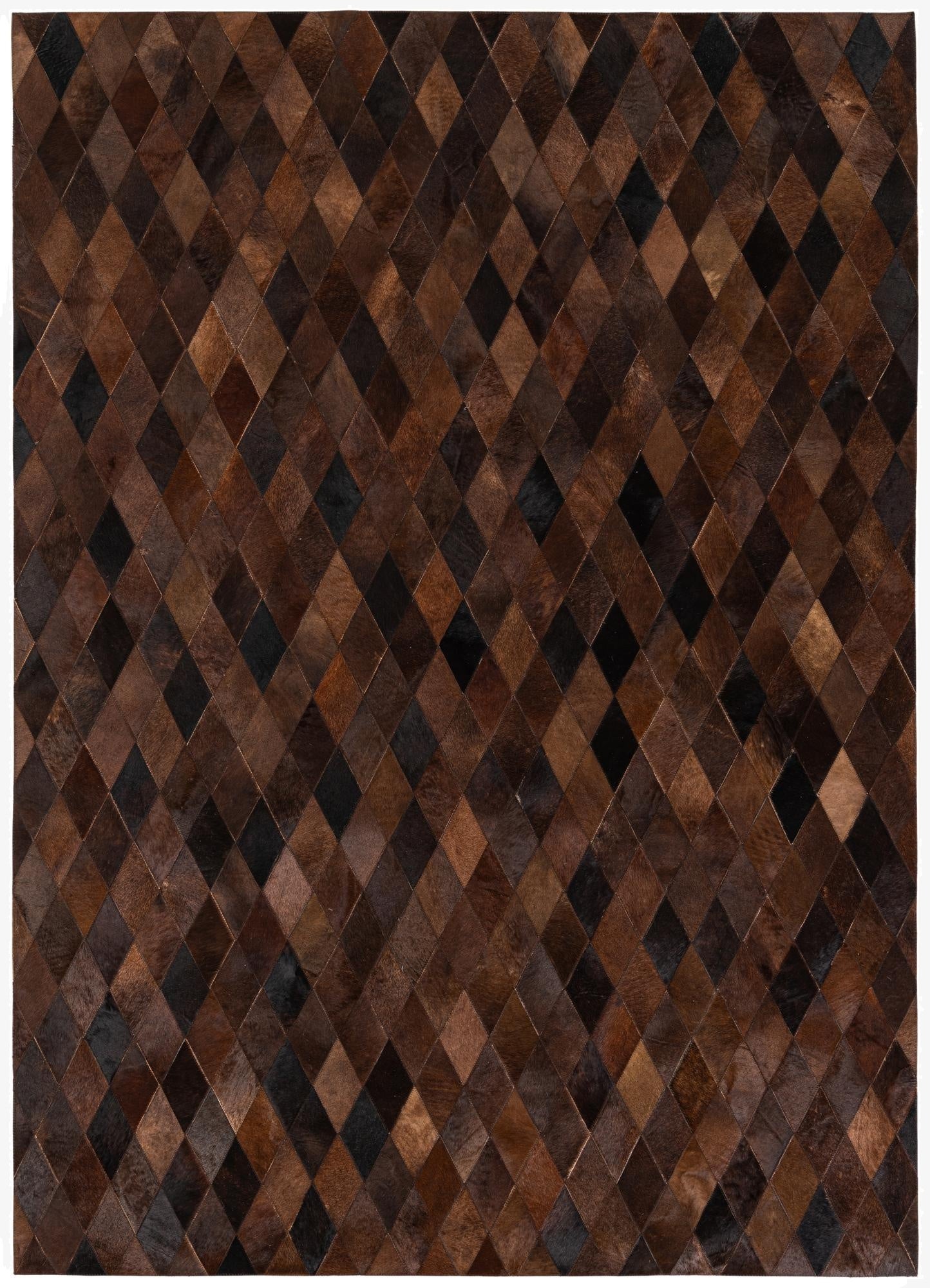  5' 8 x 7' 11 Cowhide Stocks Rug