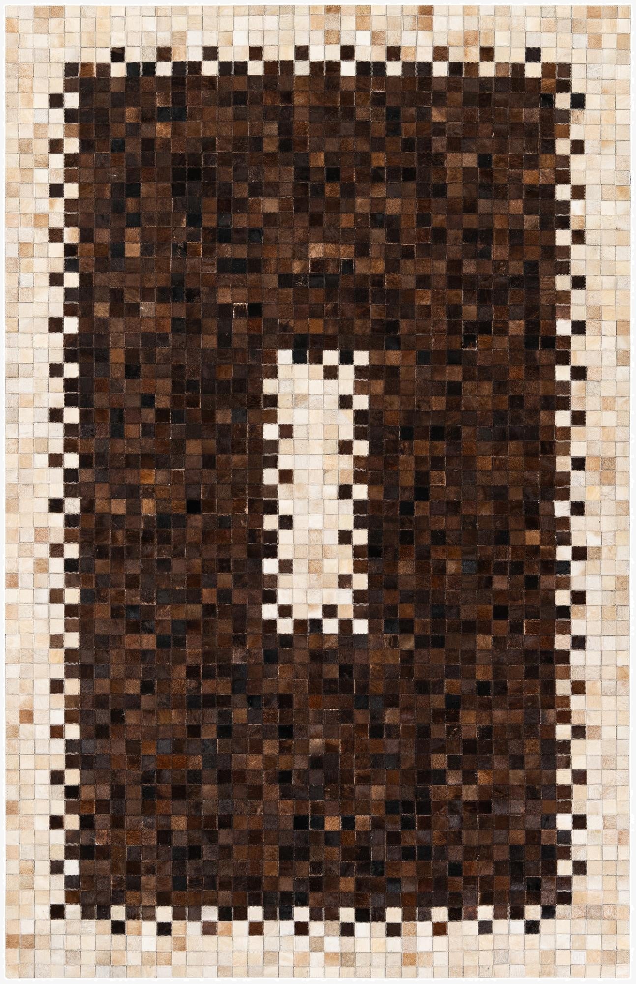  5' 2 x 8' 1 Cowhide Stocks Rug