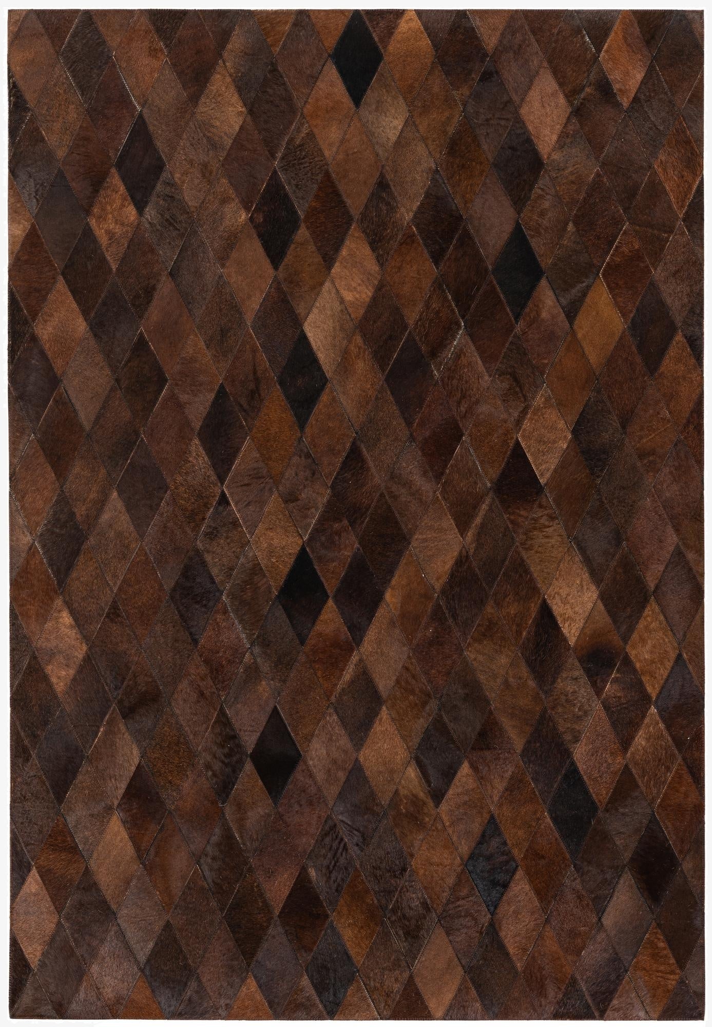  4' 1 x 5' 11 Cowhide Stocks Rug