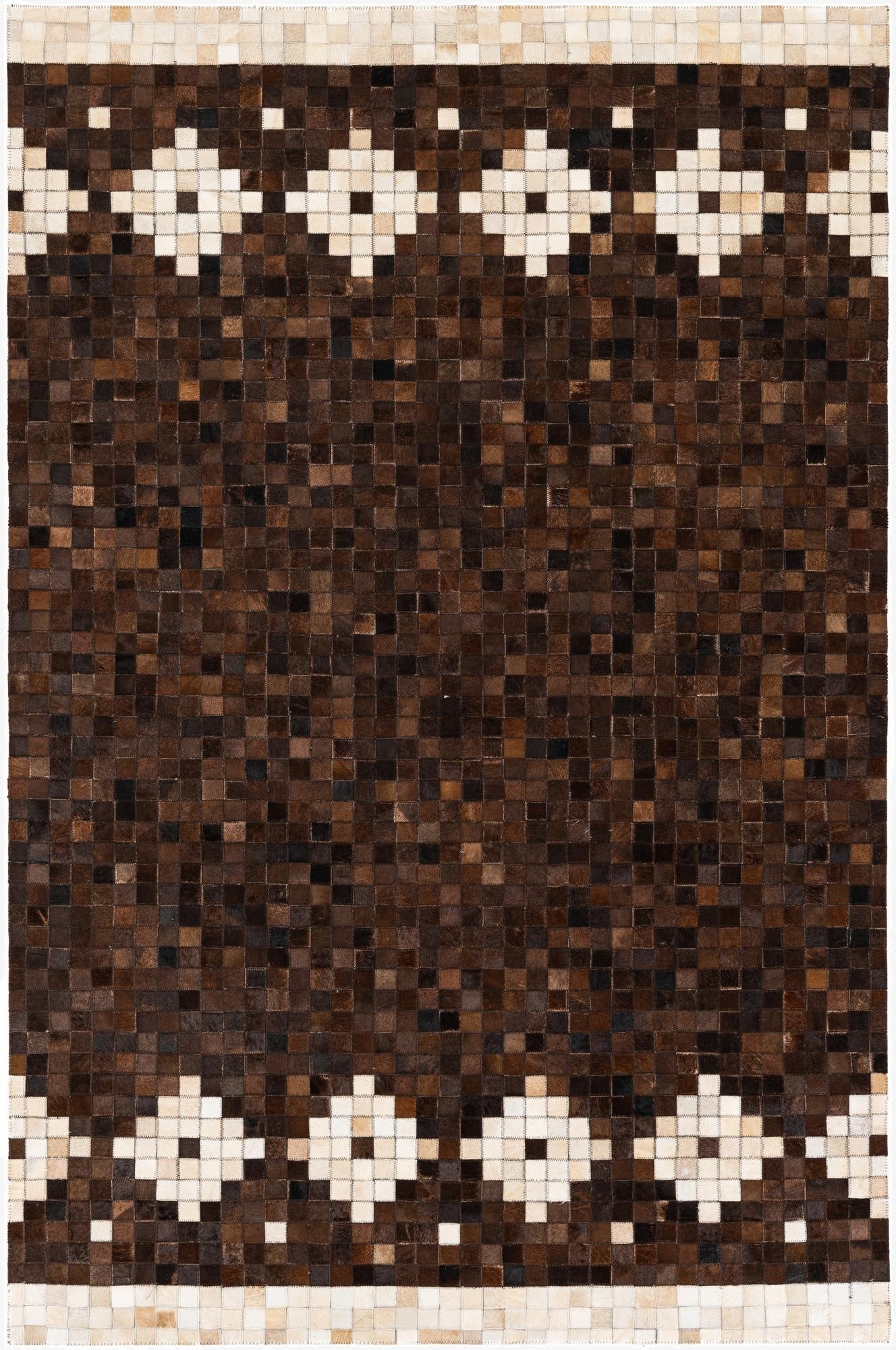  5' 1 x 7' 11 Cowhide Stocks Rug
