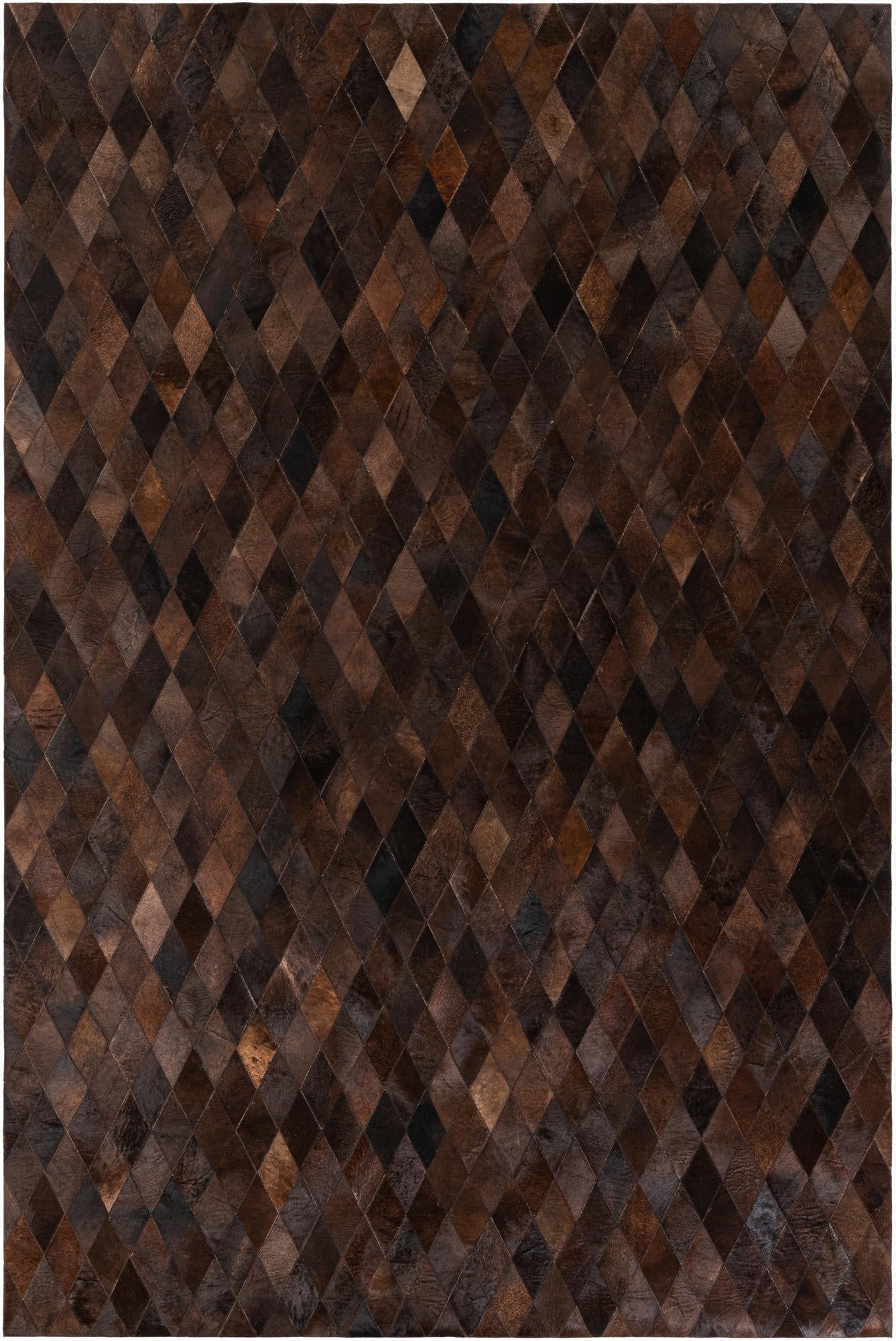  6' 7 x 9' 10 Cowhide Stocks Rug