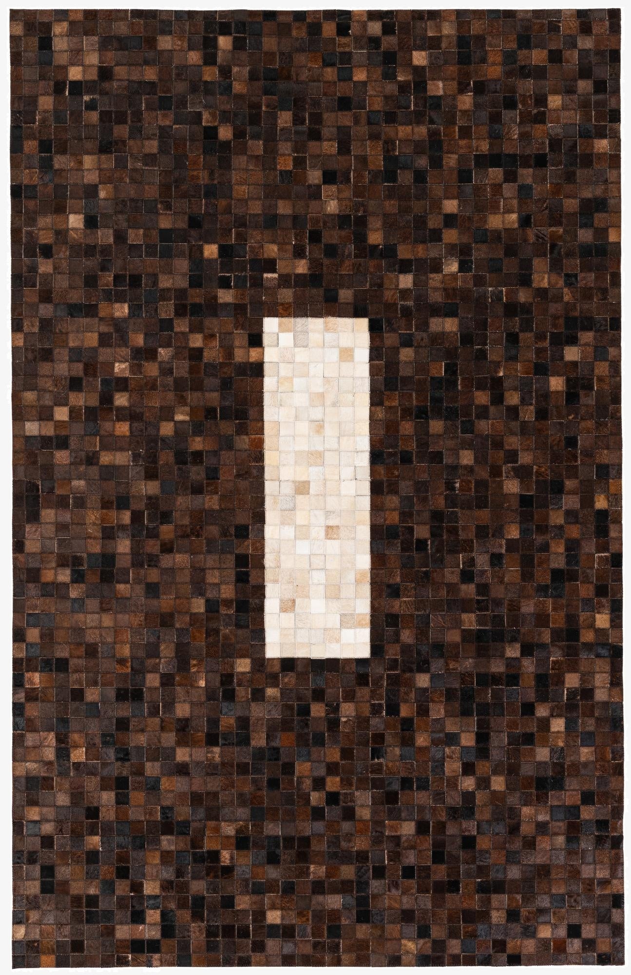  5' 1 x 8' Cowhide Stocks Rug