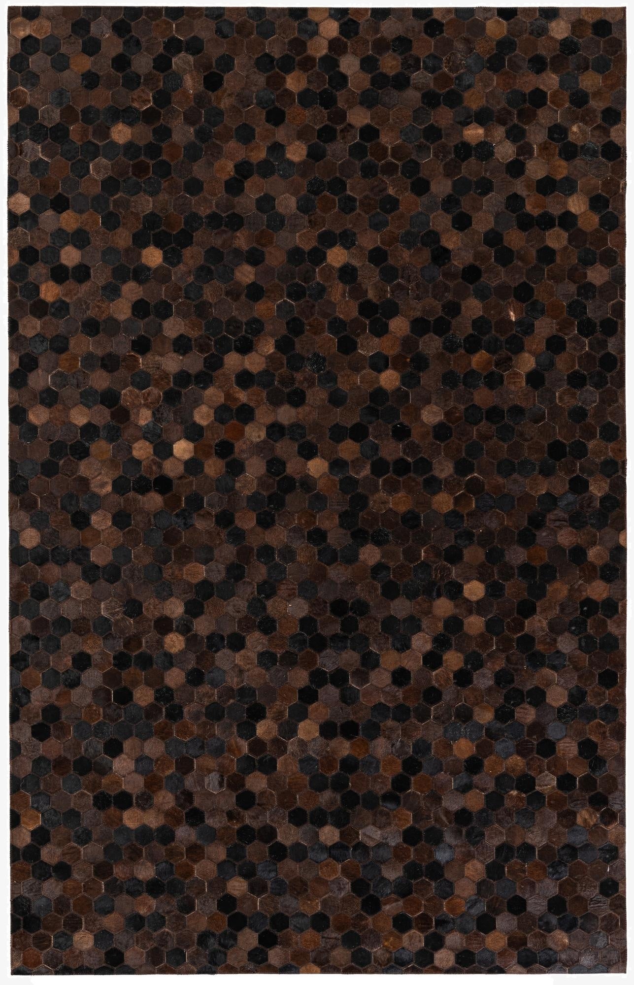  5' x 7' 11 Cowhide Stocks Rug