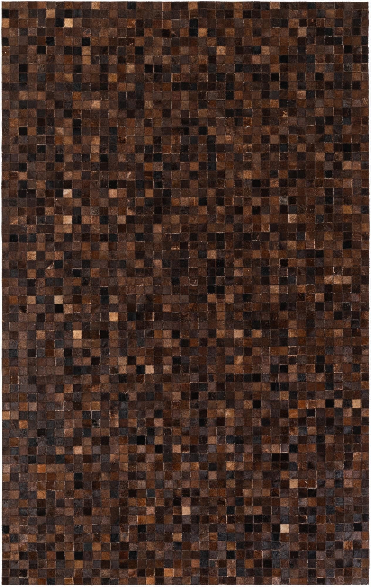  5' 1 x 8' Cowhide Stocks Rug