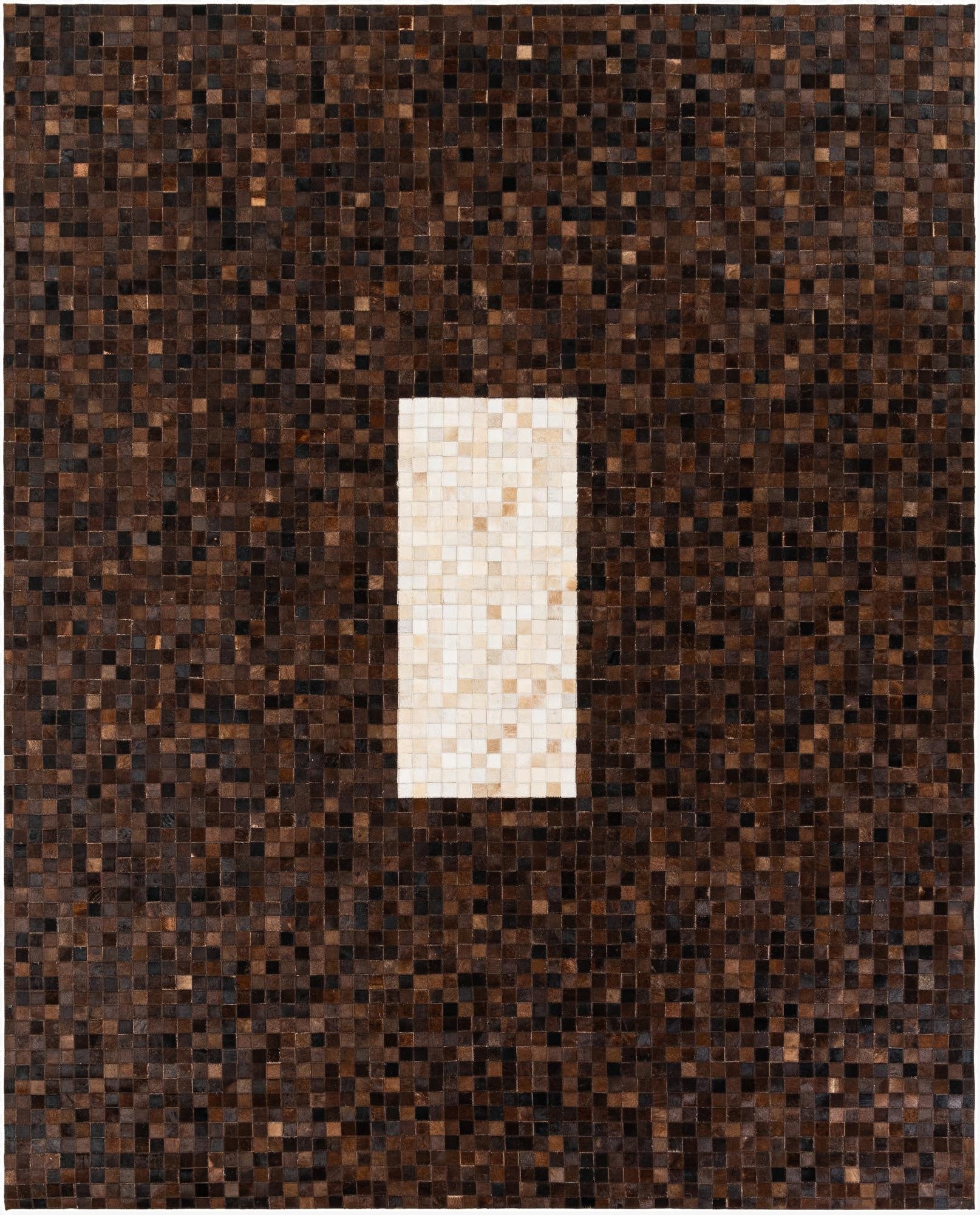  8' 1 x 10' Cowhide Stocks Rug
