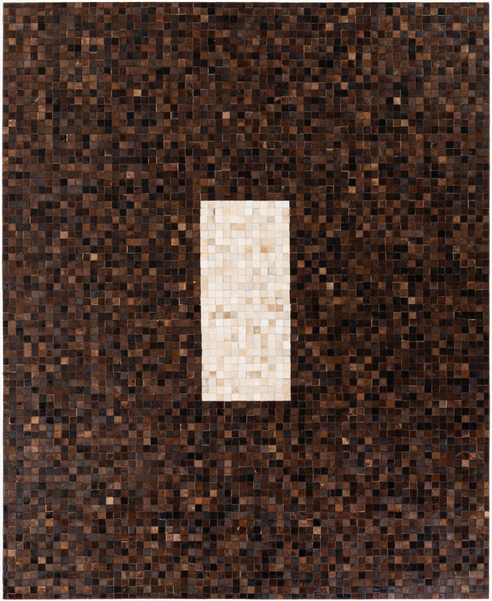  8' 1 x 9' 11 Cowhide Stocks Rug