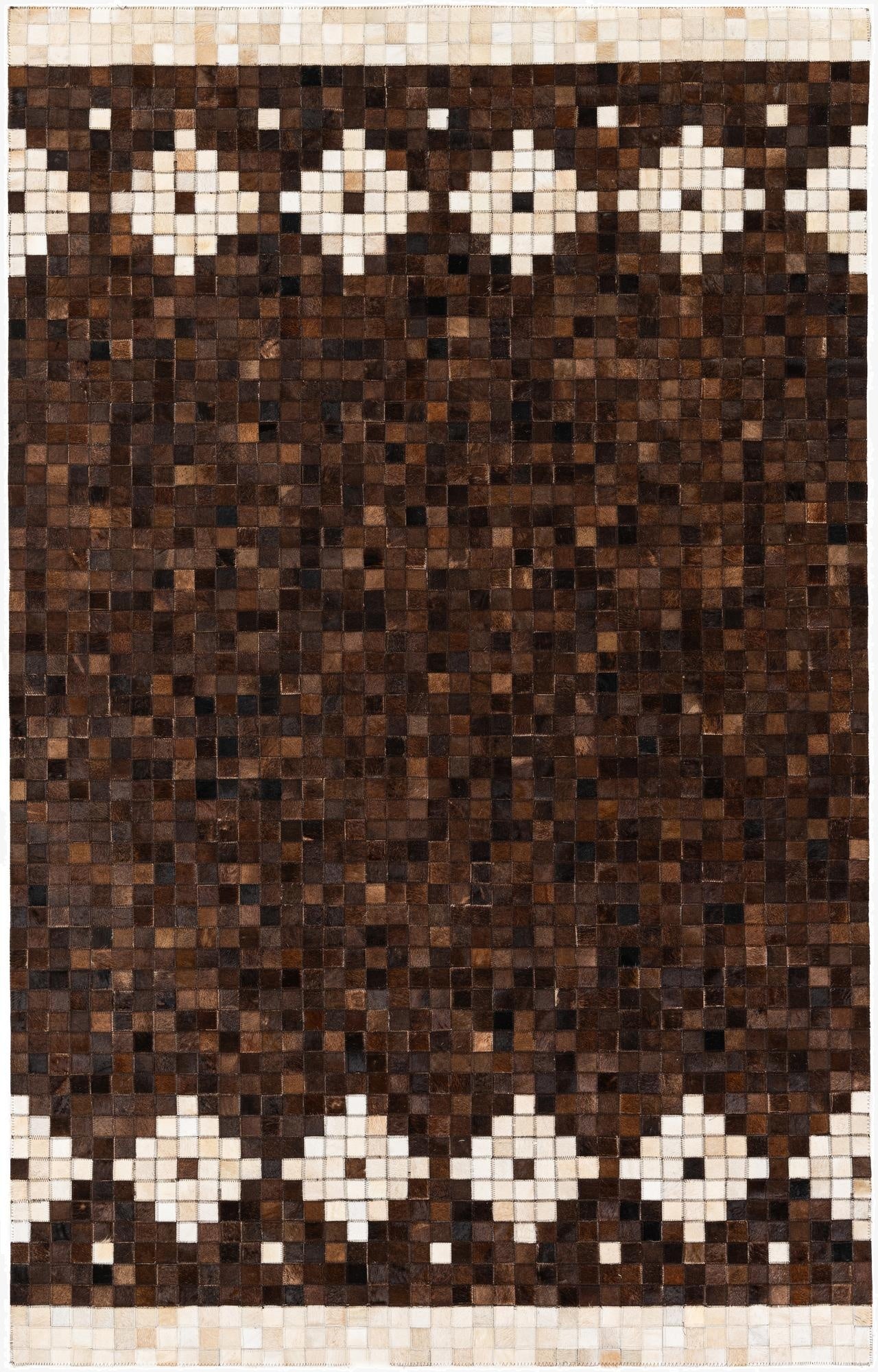  5' 1 x 7' 11 Cowhide Stocks Rug