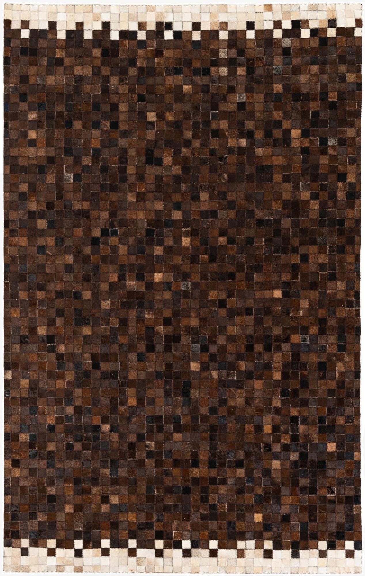  5' x 8' 1 Cowhide Stocks Rug